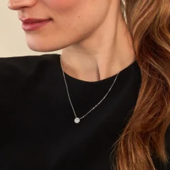 Histoire d'Or Collier Loueva Argent Blanc