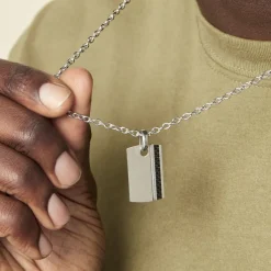 JOURDAN Collier Lovaina Acier Blanc Online