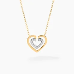 Histoire d'Or Collier Love Is In The Air Or Jaune Oxyde De Zirconium Hot
