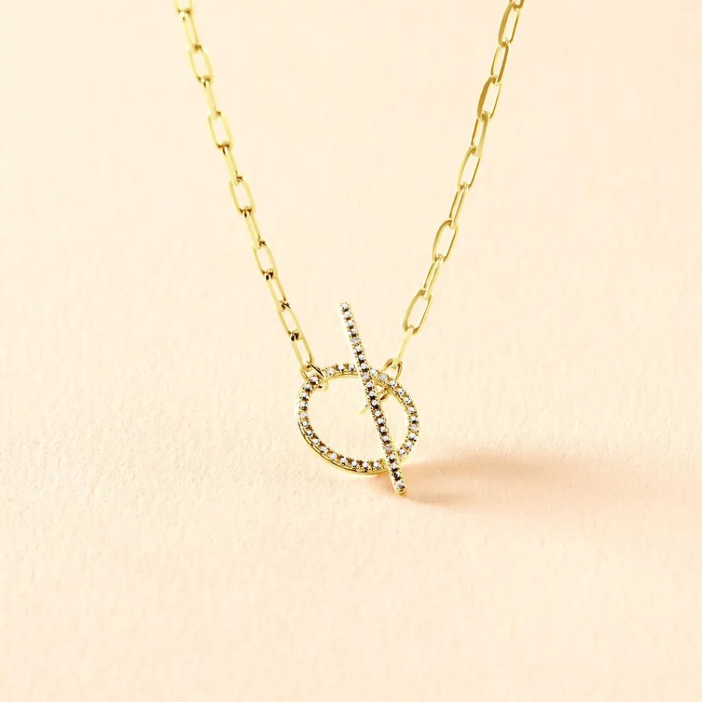 Histoire d'Or Collier Loved One Or Jaune Diamant Clearance