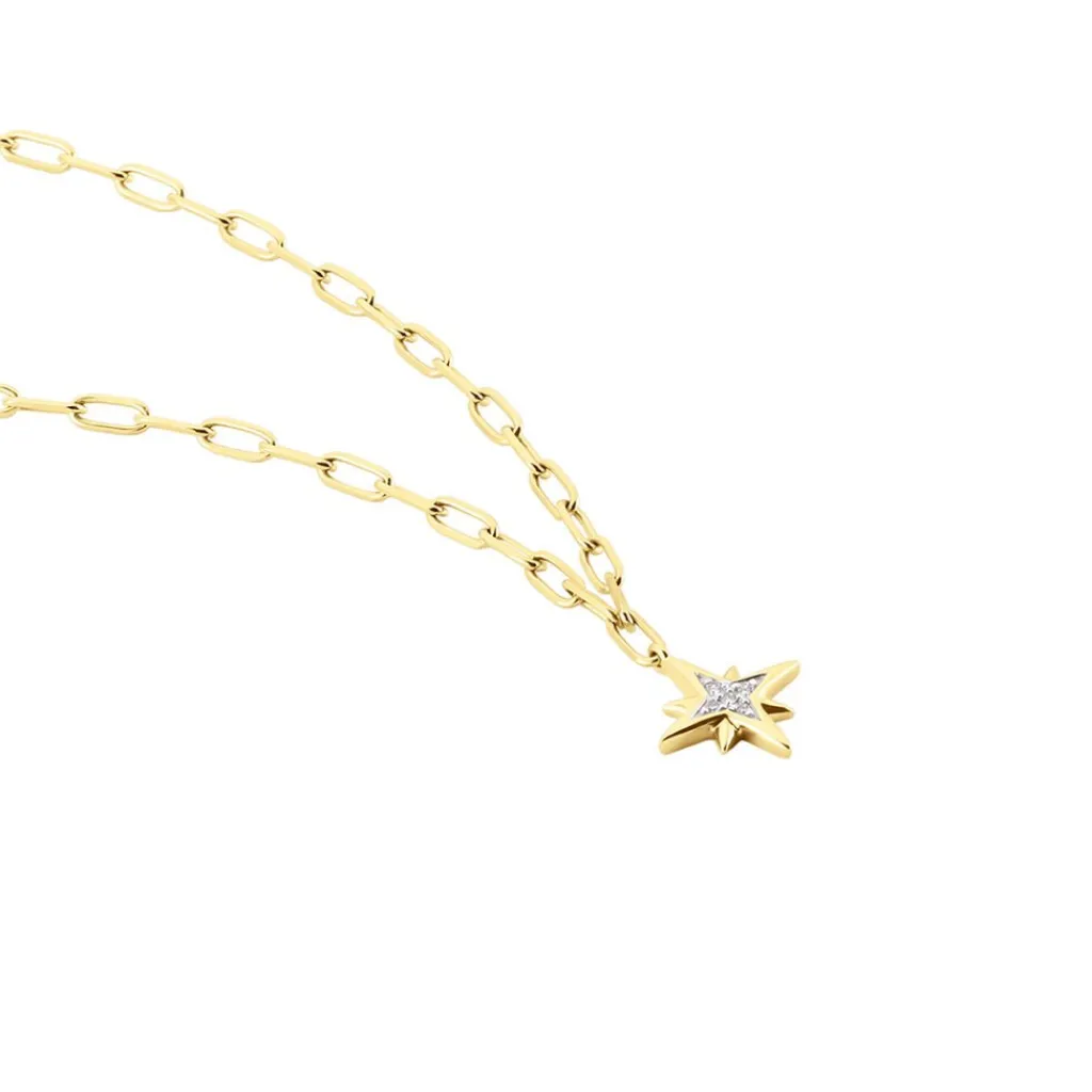 Histoire d'Or Collier Loved One Or Jaune Diamant Hot