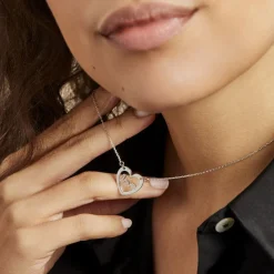 Histoire d'Or Collier Lovia Argent Blanc