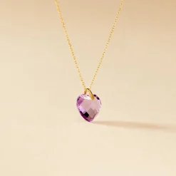 Histoire d'Or Collier Ludmille Or Jaune Amethyste or jaune amethyste violette Clearance
