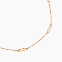 Histoire d'Or Collier Lueur Plaqué Or Jaune New