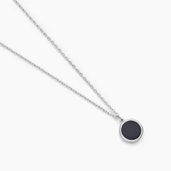 Histoire d'Or Collier Lunatique Argent Blanc Malachite Onyx argent blanc malachite vert Outlet