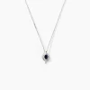 Histoire d'Or Collier Lydia Or Blanc Saphir Discount