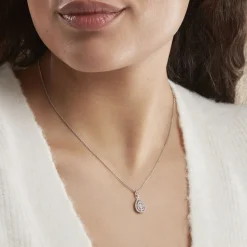 Histoire d'Or Collier Lysa Argent Blanc Oxyde De Zirconium Outlet