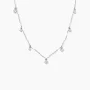 Histoire d'Or Collier Lysandra Argent Blanc Oxyde De Zirconium New