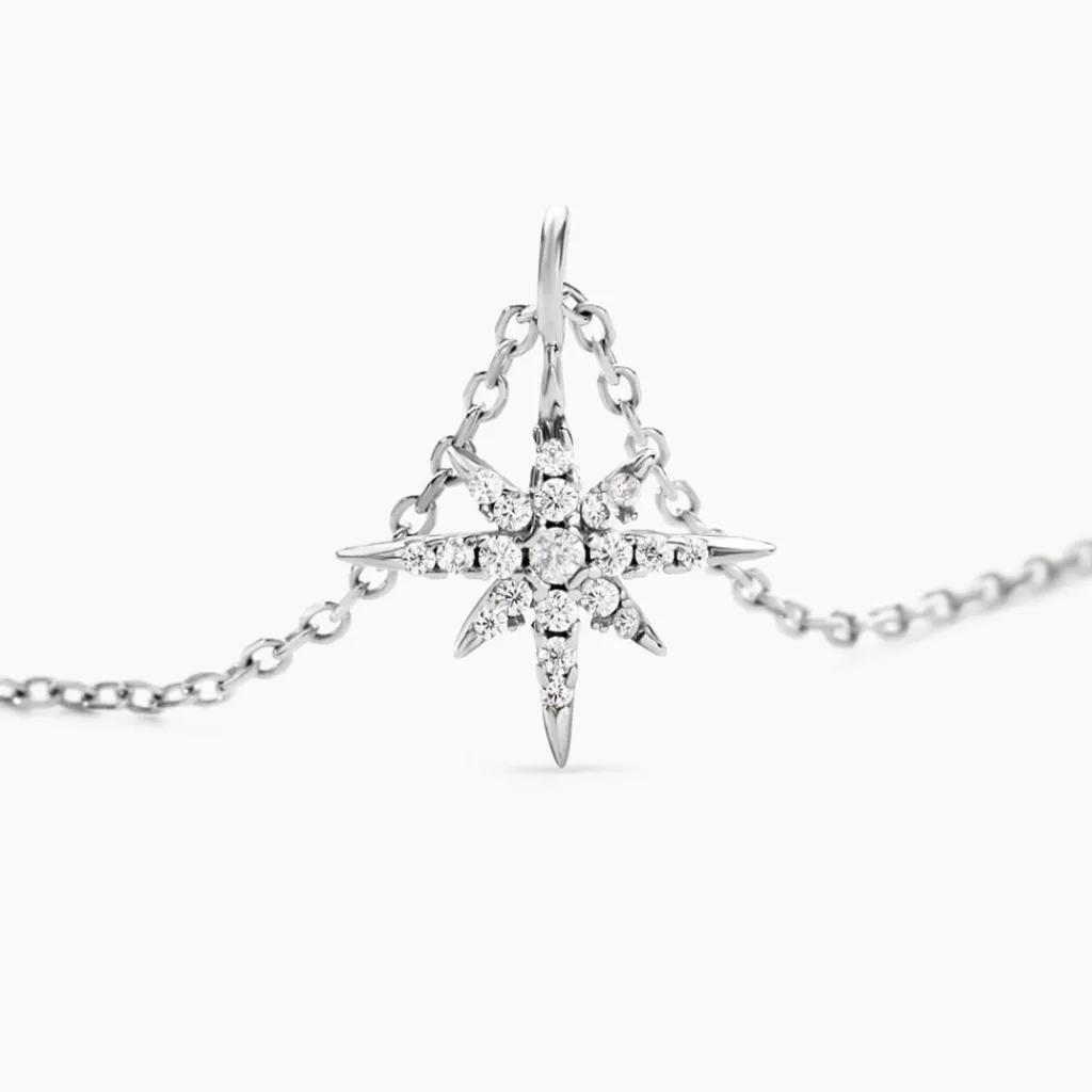 Histoire d'Or Collier Lysianne Argent Blanc Oxyde De Zirconium Discount