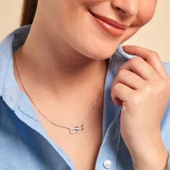 Histoire d'Or Collier Lysis Argent Blanc Oxyde De Zirconium Online