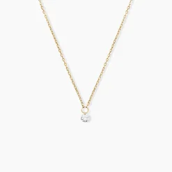 Histoire d'Or Collier Mable Or Jaune Diamant Synthétique