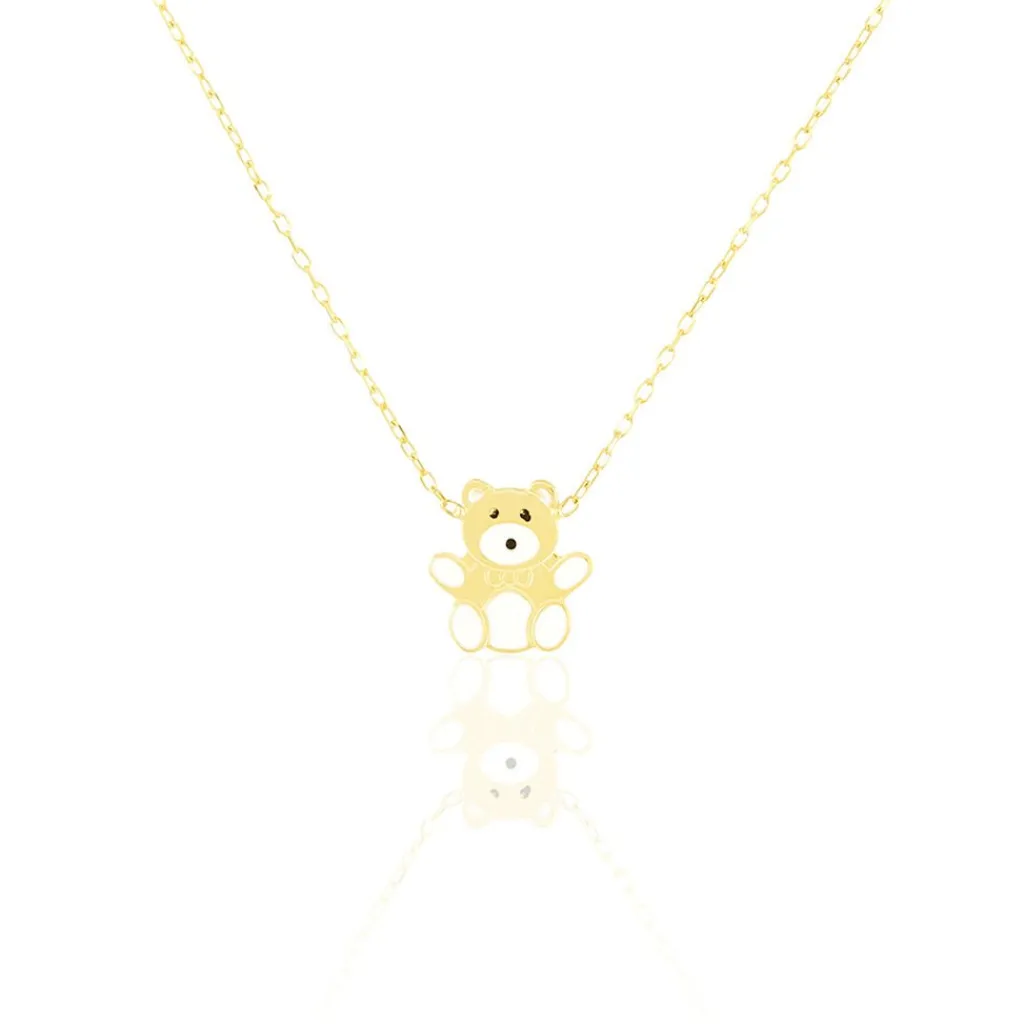 Histoire d'Or Collier Mae Ourson Or Jaune Outlet