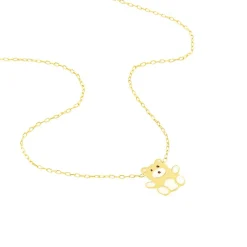 Histoire d'Or Collier Mae Ourson Or Jaune Outlet