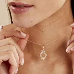 Histoire d'Or Collier Mai-lee Plaqué Or Jaune Oxyde De Zirconium Hot