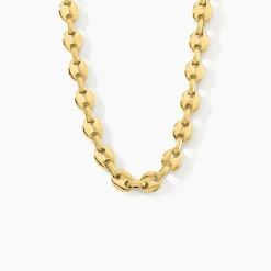 Histoire d'Or Collier Maille Cadia acier doré Sale