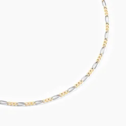 Histoire d'Or Collier Maille Cameo or bicolore Hot