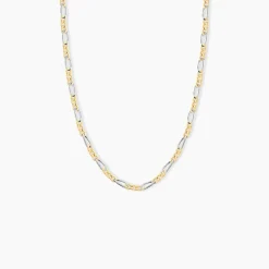 Histoire d'Or Collier Maille Cameo or bicolore Hot