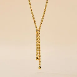 Histoire d'Or Collier Maille Cordell Or Jaune Sale