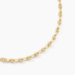 Histoire d'Or Collier Maille Dami Maille Grain De Cafe or jaune Outlet