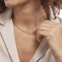 Histoire d'Or Collier Maille Dami or jaune Clearance