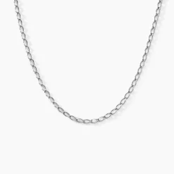 Histoire d'Or Collier Maille Nuncio Argent Blanc Hot