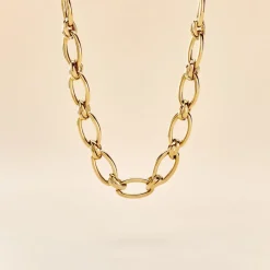 Histoire d'Or Collier Maille Perry Acier Doré Online