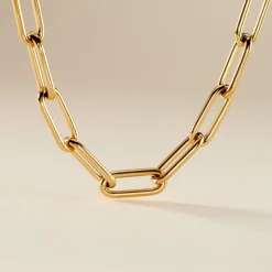Histoire d'Or Collier Maille Urban Line Acier Doré