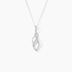 Histoire d'Or Collier Malika Argent Blanc Oxyde De Zirconium Clearance