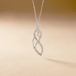Histoire d'Or Collier Malika Argent Blanc Oxyde De Zirconium Clearance