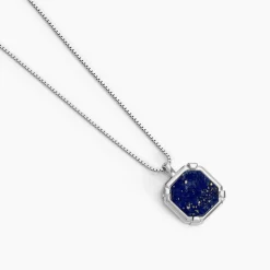 Histoire d'Or Collier Mani Argent Blanc Lapis Lazuli argent blanc lapis lazuli bleu Best