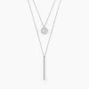 Histoire d'Or Collier Manna Argent Blanc Oxyde De Zirconium Best