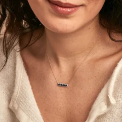 Histoire d'Or Collier Margaux Or Jaune Saphir Diamant Online