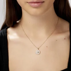 Histoire d'Or Collier Maria-carmen Plaqué Or Jaune Oxyde De Zirconium Discount