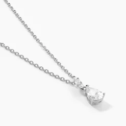 Histoire d'Or Collier Marie-helena Argent Blanc Oxyde De Zirconium New