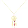 Histoire d'Or Collier Marion Attrape Reve Plumes Or Jaune Outlet