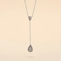Histoire d'Or Collier Mariona Or Blanc Diamant Best