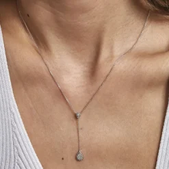 Histoire d'Or Collier Mariona Or Blanc Diamant Best