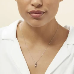 Histoire d'Or Collier Marnie Or Blanc Diamant Hot