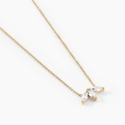 Histoire d'Or Collier Marquise Or Jaune Oxyde De Zirconium Hot