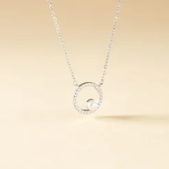 Histoire d'Or Collier Marthe Argent Blanc Perle De Culture Et Oxyde De Zirconium Sale