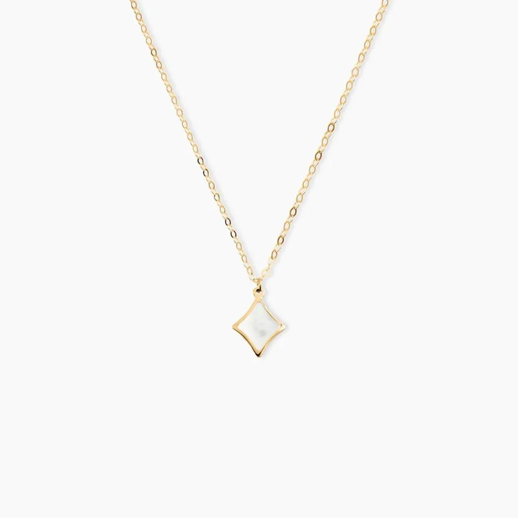 Histoire d'Or Collier Marvella Or Jaune Nacre or jaune nacre blanc Sale