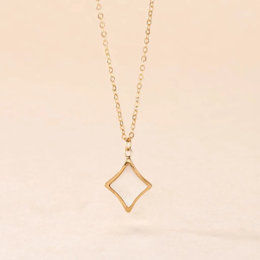 Histoire d'Or Collier Marvella Or Jaune Nacre or jaune nacre blanc Sale