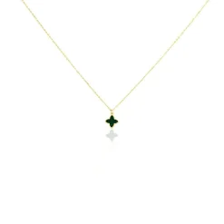 Histoire d'Or Collier Marvella Or Jaune Malachite or jaune malachite vert Discount
