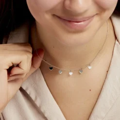 Histoire d'Or Collier Maryline Argent Blanc Clearance