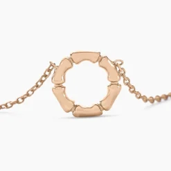 Histoire d'Or Collier May-li Argent Rose Best