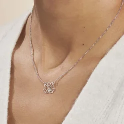 Histoire d'Or Collier Maylie Argent Blanc Discount