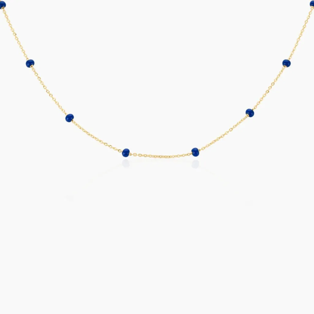 Histoire d'Or Collier Meike Plaque Or Jaune Sale