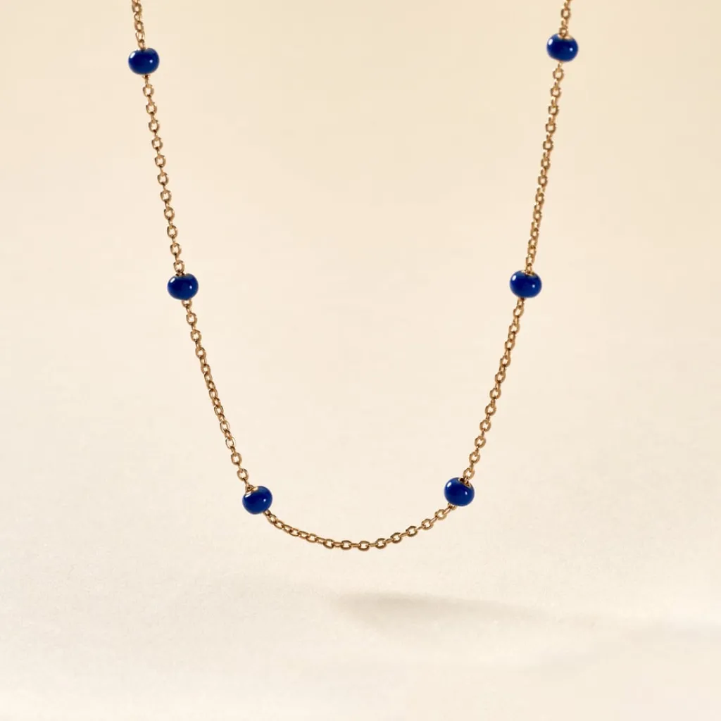 Histoire d'Or Collier Meike Plaque Or Jaune Sale