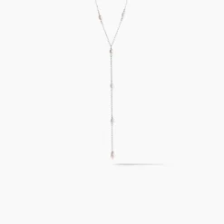 Histoire d'Or Collier Meily Argent Blanc Perle De Culture