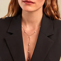 Histoire d'Or Collier Meily Argent Blanc Perle De Culture